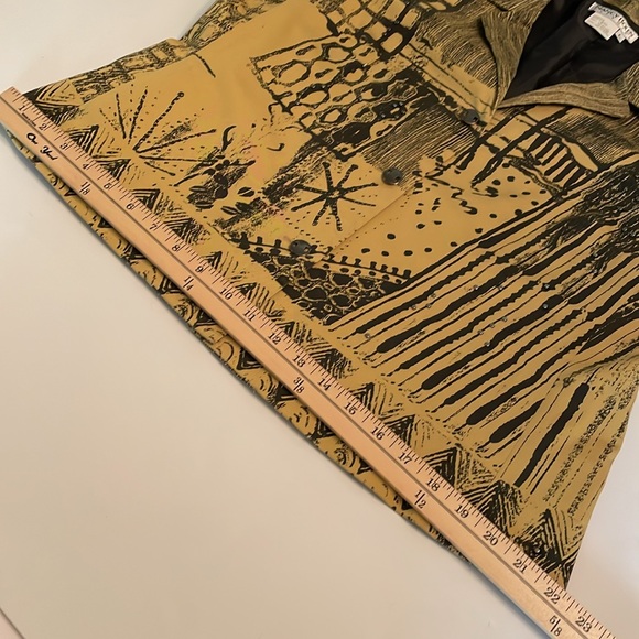 Nancy Bolen Jacket City Girl Jacket Boxy Cropped Abstract Retro Jacket - Picture 9 of 12